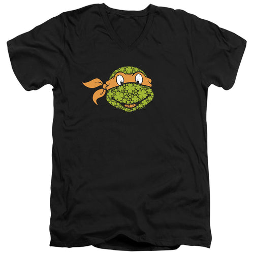 Teenage Mutant Ninja Turtles ST. Patrick's Day Clover Michelangelo V-Neck T-Shirt