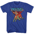Ride Into Battle Masters of the Universe t-shirt in royal blue