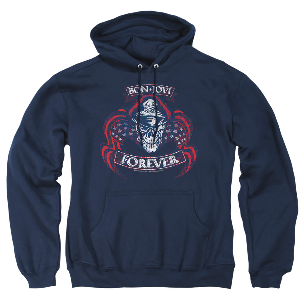 Bon Jovi Forever Skull Pullover Hoodie