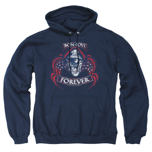 Bon Jovi Forever Skull Pullover Hoodie