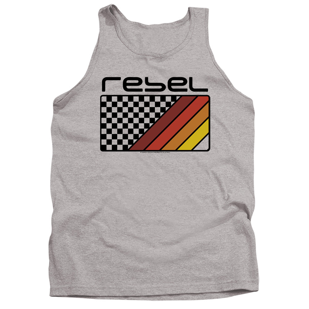 Honda Rebel Checkers And Stripes Tank Top