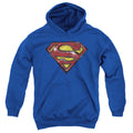 Superman Airbrush Logo Youth Hoodie