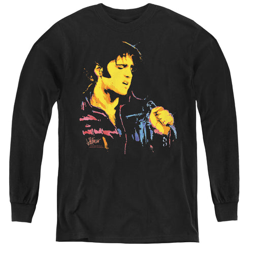 Elvis Presley Neon Elvis Youth Long Sleeve T-Shirt