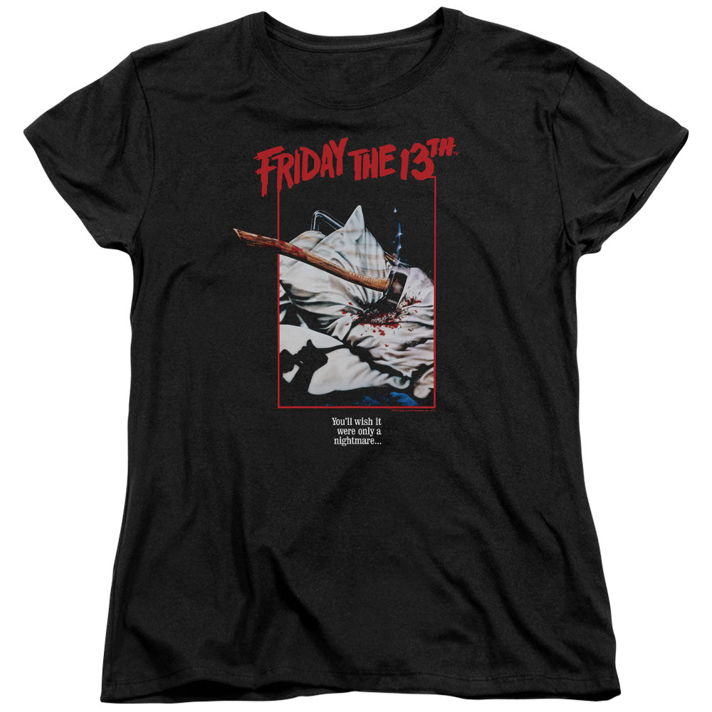 Friday the 13th Axe Poster Womens T-Shirt