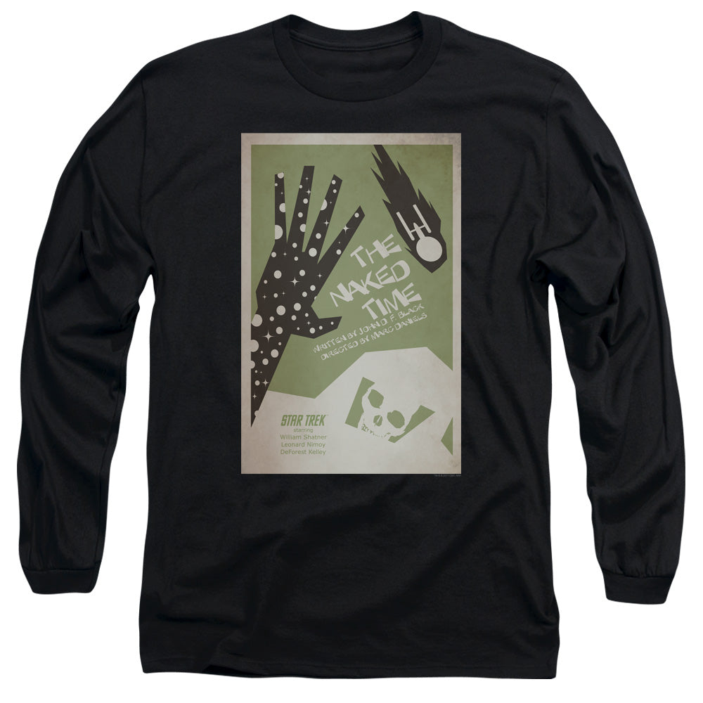 Star Trek The Naked Time Black Long Sleeve T-Shirt