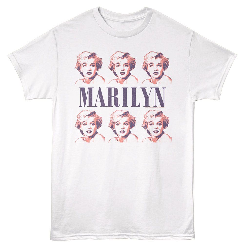 Repeat Marilyn Monroe t-shirt in white