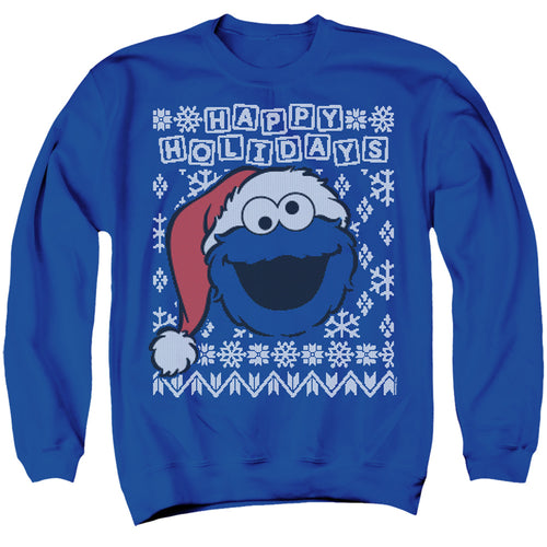Sesame Street Cookie Monster Ugly Christmas Crewneck Sweatshirt