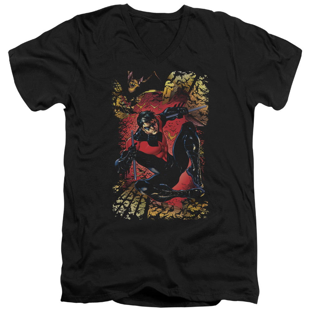 Justice League Nightwing #1 V-Neck T-Shirt