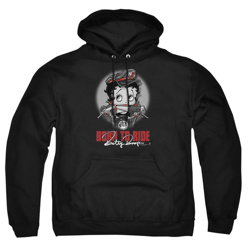 Betty Boop Born to Ride Pullover Hoodie