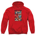 Justice League Rough Panels Pullover Hoodie