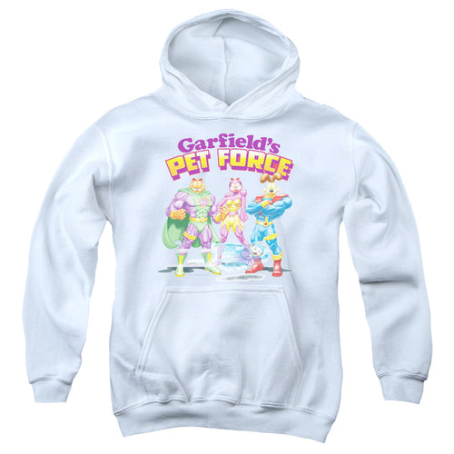 Garfield Heroes Await Youth Hoodie