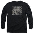 Justice League Metal Logo Long Sleeve T-Shirt