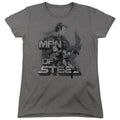 Superman Steel Poses Womens T-Shirt