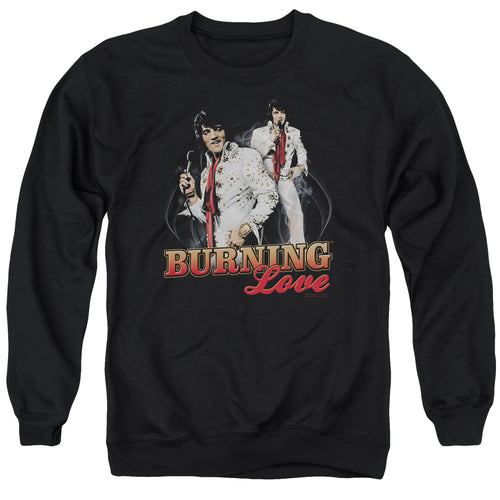 Elvis Presley Burning Love Crewneck Sweatshirt