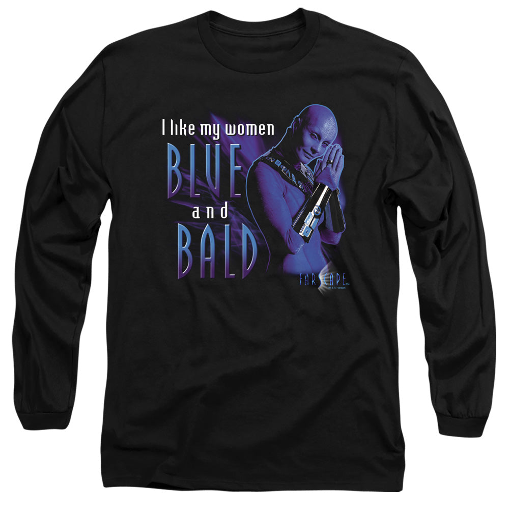 Farscape Blue And Bald Long Sleeve T-Shirt