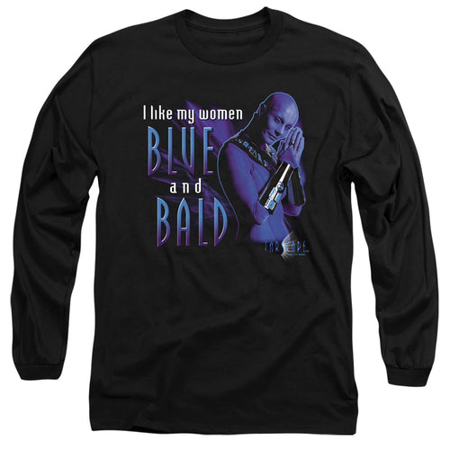 Farscape Blue And Bald Long Sleeve T-Shirt