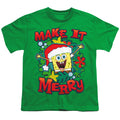 Spongebob Squarepants Make It Merry Christmas Youth/Toddler T-Shirt