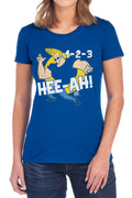 Johnny Bravo 123 Womens T-Shirt