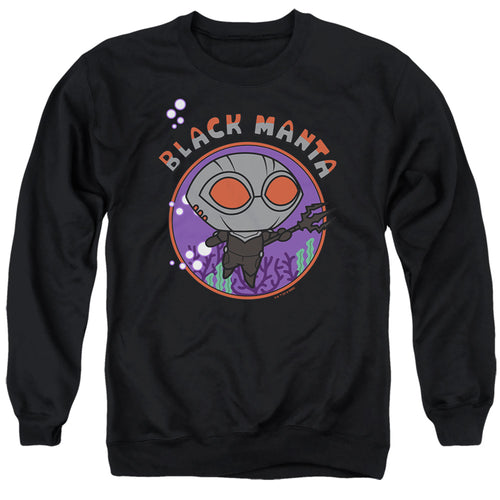Aquaman Chibi Black Manta Crewneck Sweatshirt