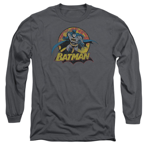 Justice League Batman Rough Distress Long Sleeve T-Shirt