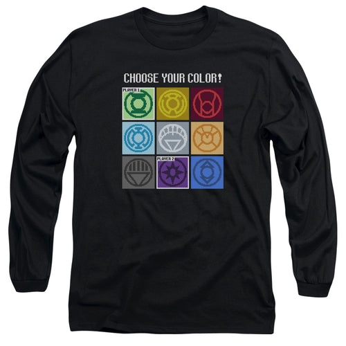 DC Comics Choose Your Color Long Sleeve T-Shirt