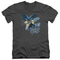 Batman Into The Night V-Neck T-Shirt
