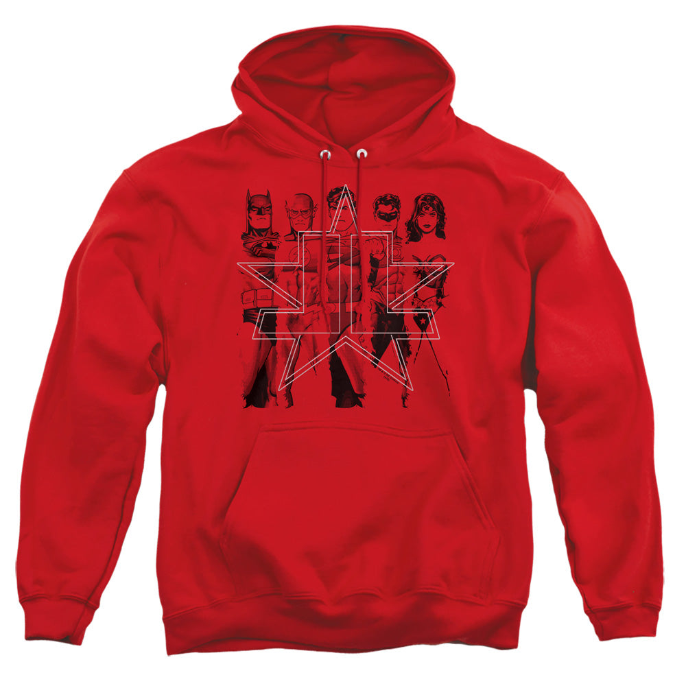 Justice League Five Stars Pullover Hoodie