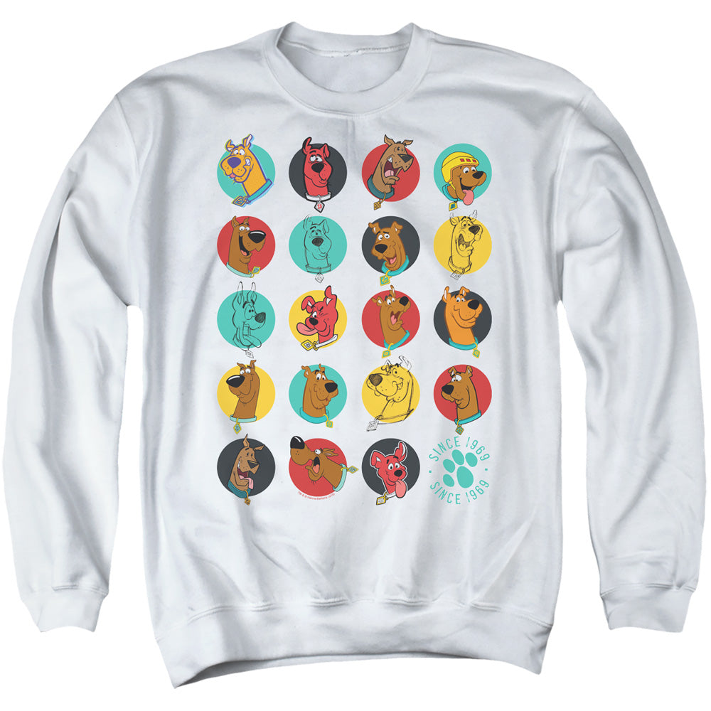 Scooby-Doo Heads Up Crewneck Sweatshirt