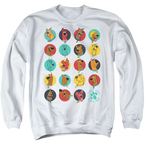 Scooby-Doo Heads Up Crewneck Sweatshirt