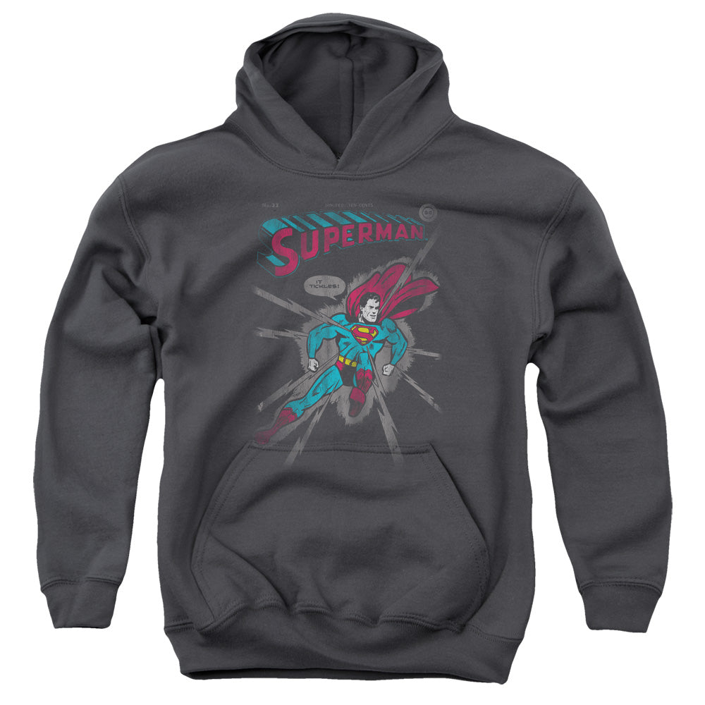 Superman It Tickles Youth Hoodie