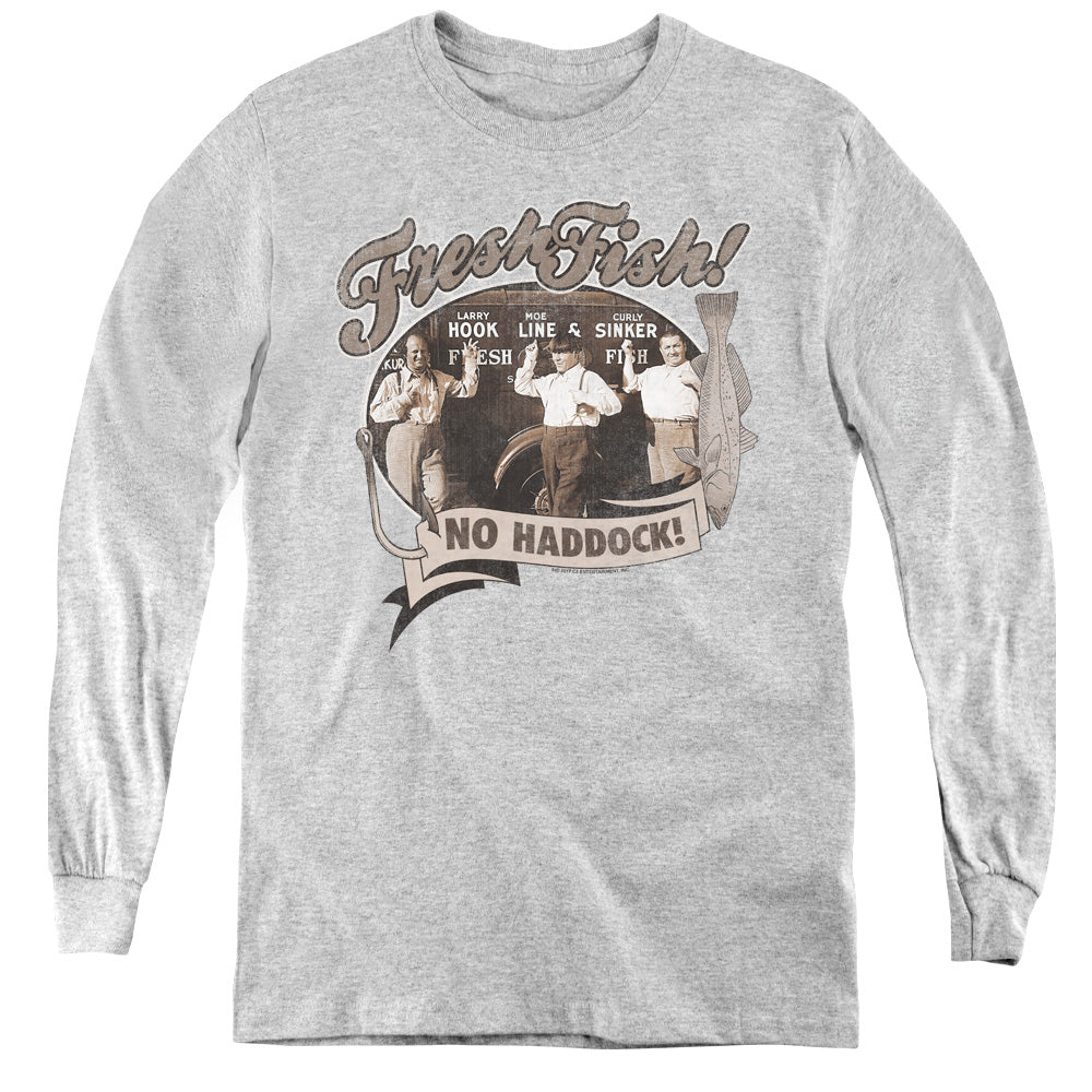 The Three Stooges Fresh Fish Youth Long Sleeve T-Shirt