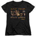 Labyrinth Say Your Right Words Womens T-Shirt