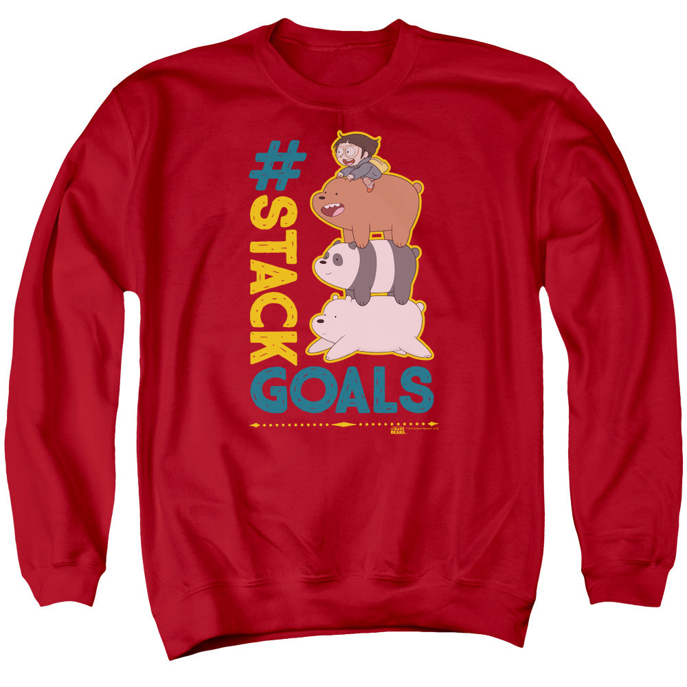We Bare Bears Stack Goals Crewneck Sweatshirt