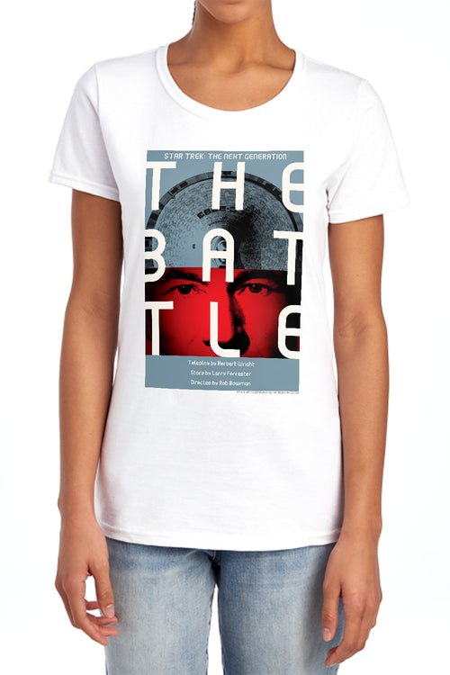 Star Trek The Battle Womens T-Shirt