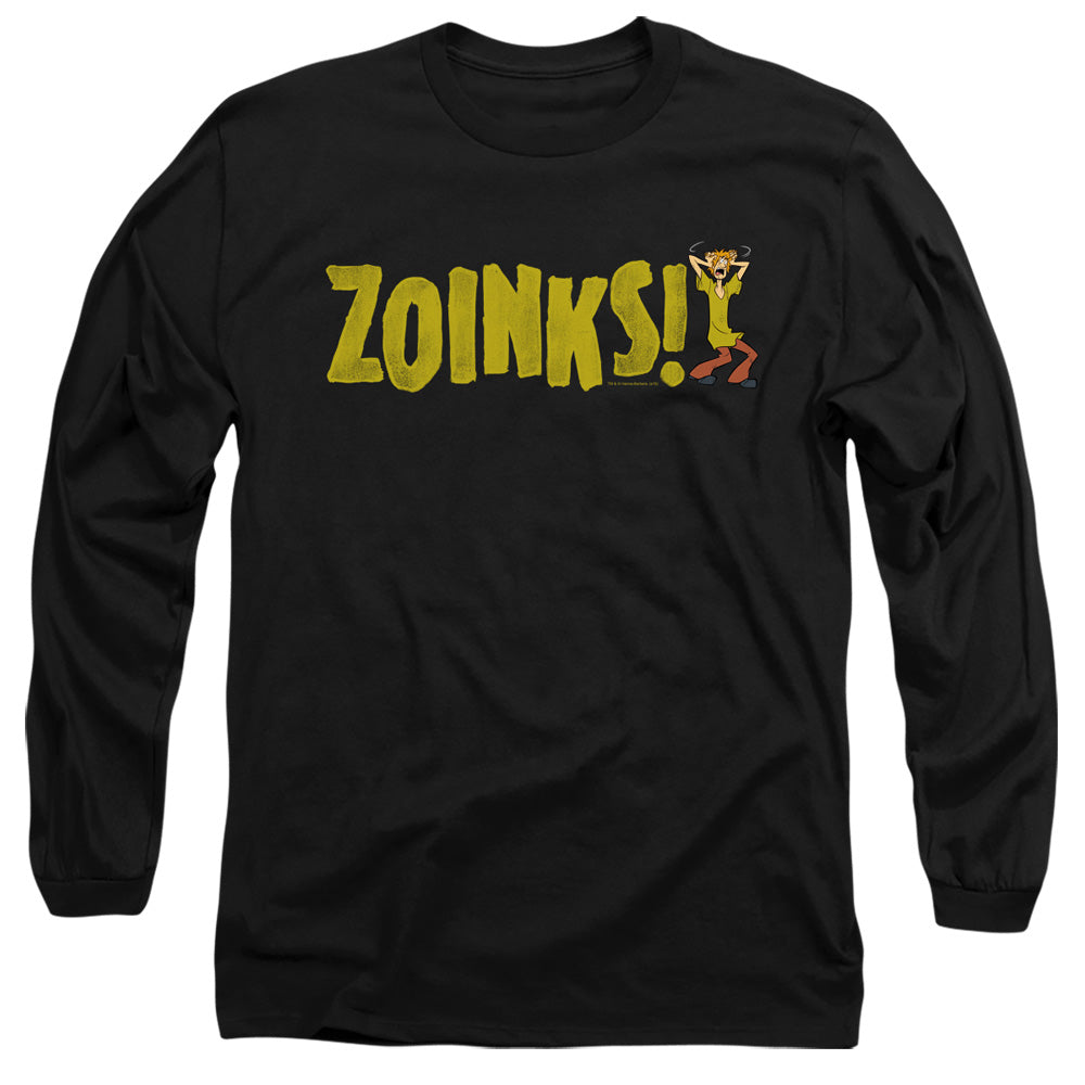 Scooby-Doo Zoinks Lettering Long Sleeve T-Shirt
