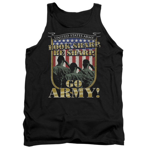 US Army Look Sharp Be Sharp Go Army Tank Top