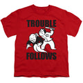 Monopoly Trouble Follows Evergreen Youth/Toddler T-Shirt