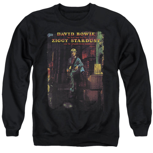 David Bowie Ziggy Stardust Album Crewneck Sweatshirt