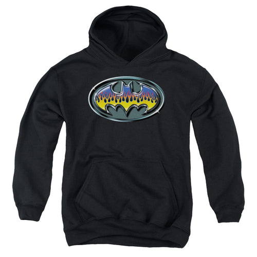 Batman Hot Rod Shield Youth Hoodie