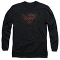 Superman Brick S Long Sleeve T-Shirt