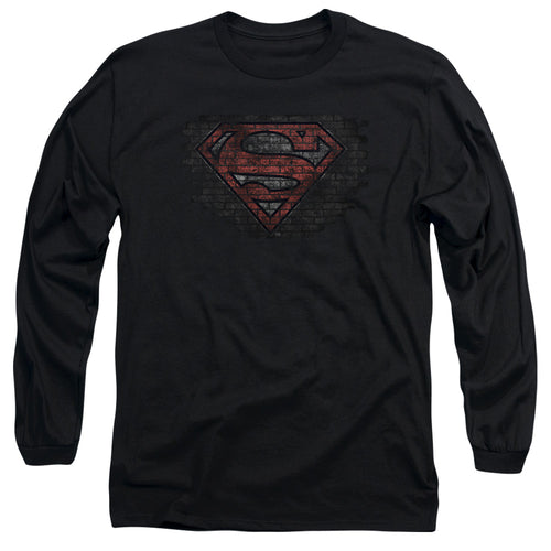Superman Brick S Long Sleeve T-Shirt