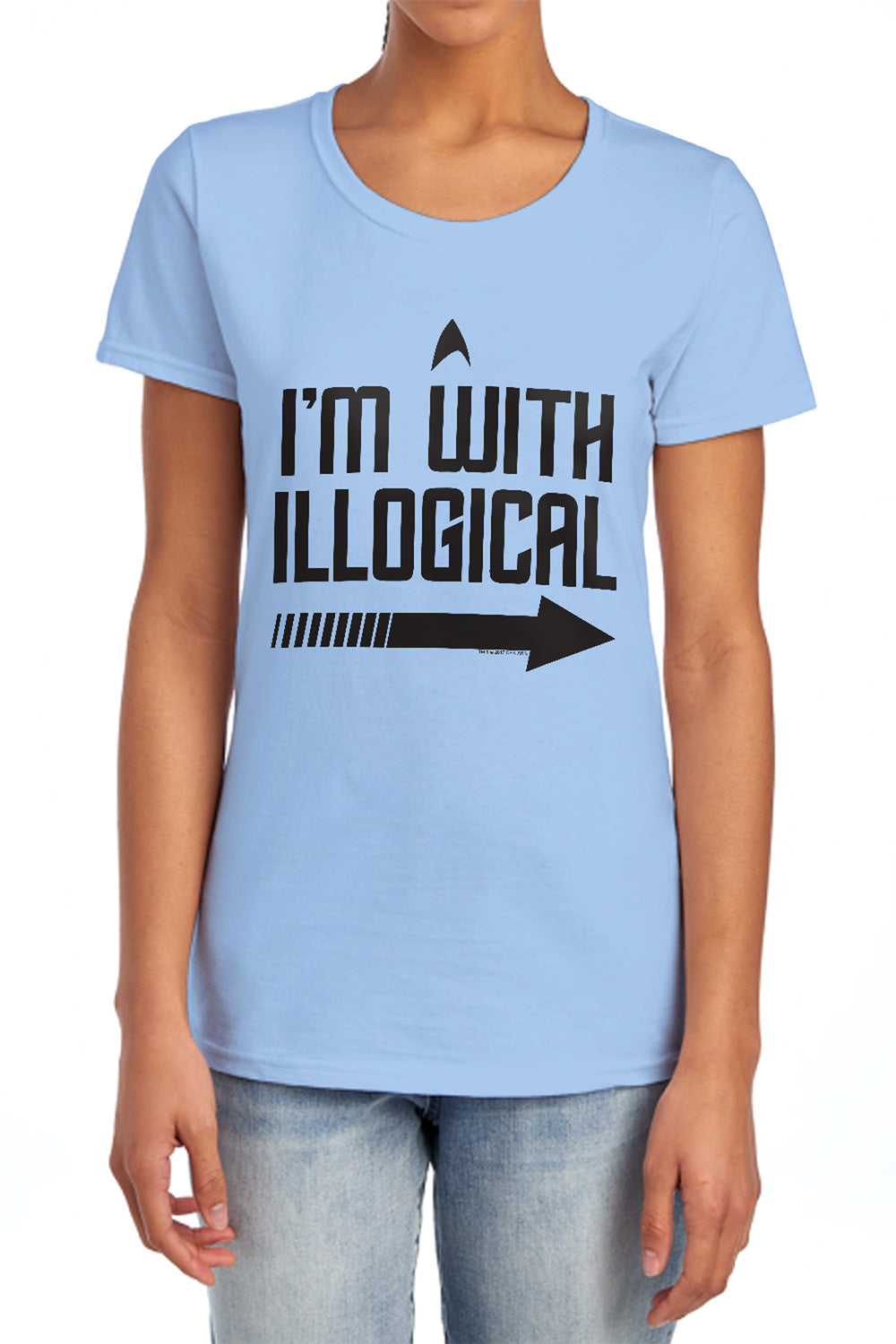 Star Trek I'm With Illogical Womens T-Shirt