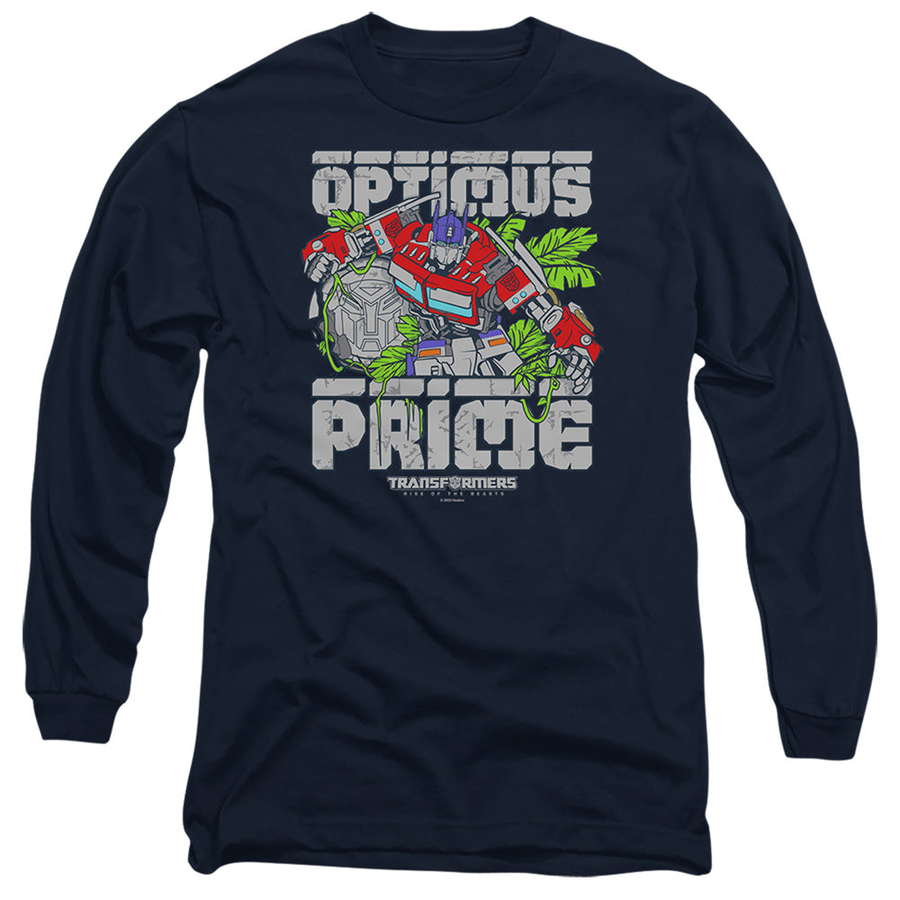 Transformers Optimus Prime in Ruins Long Sleeve T-Shirt