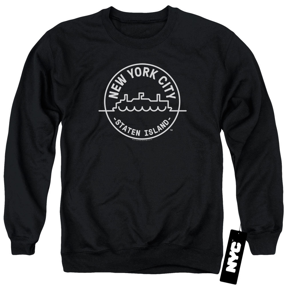 New York City Staten Island Badge Crewneck Sweatshirt