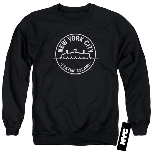 New York City Staten Island Badge Crewneck Sweatshirt