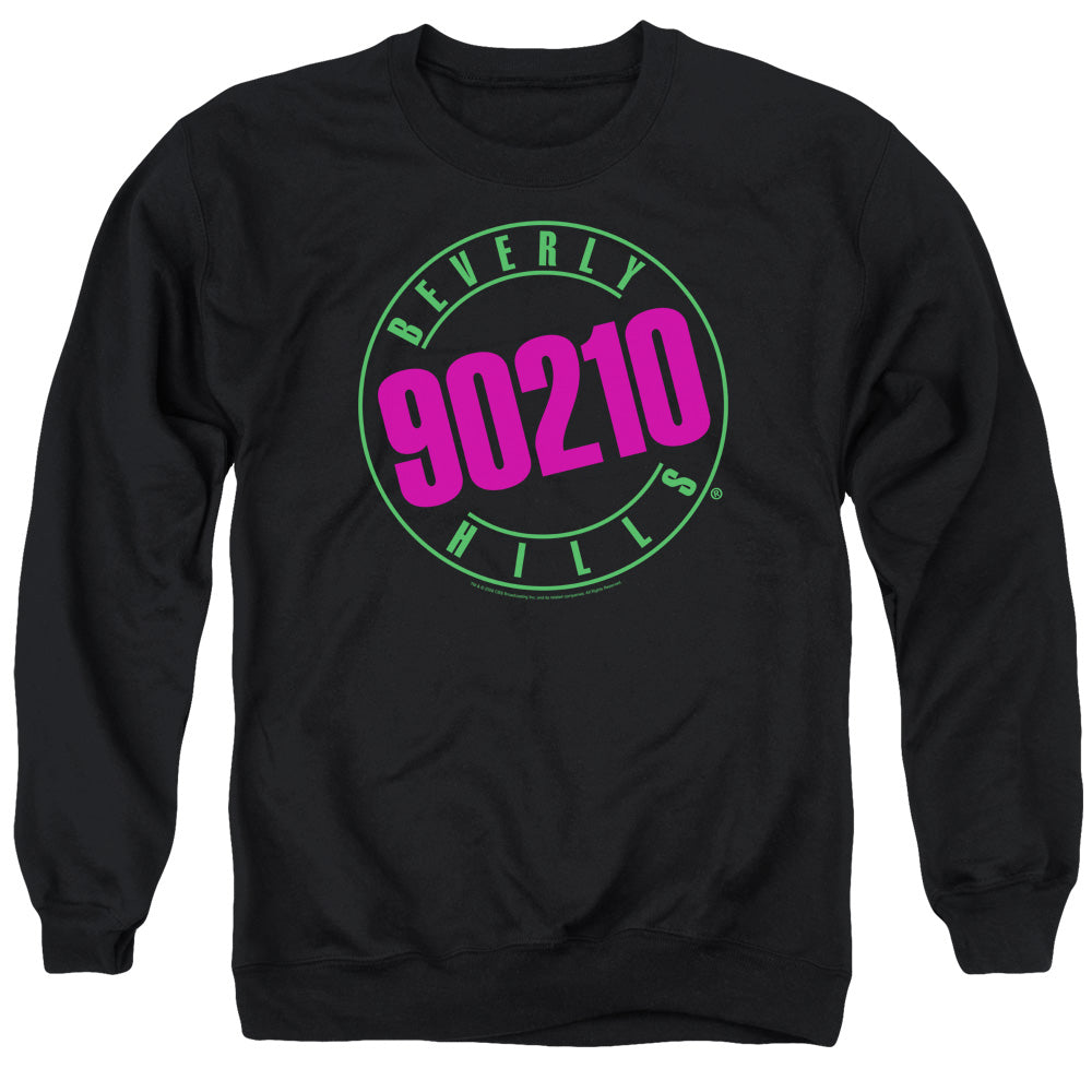 Beverly Hills 90210 Neon Logo Crewneck Sweatshirt