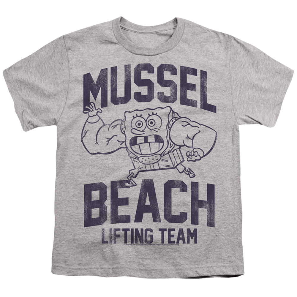 Spongebob Squarepants Mussle Beach Lifting Team Youth/Toddler T-Shirt