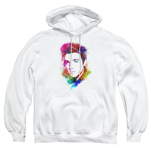 Elvis Presley Watercolor King Pullover Hoodie