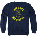 Star Trek Live Long and Prosper Hand Navy Crewneck Sweatshirt