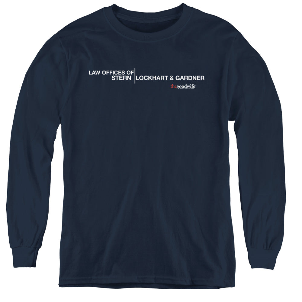 The Good Wife Law Offices of Stern Lockhart and Gardner Youth Long Sleeve T-Shirt
